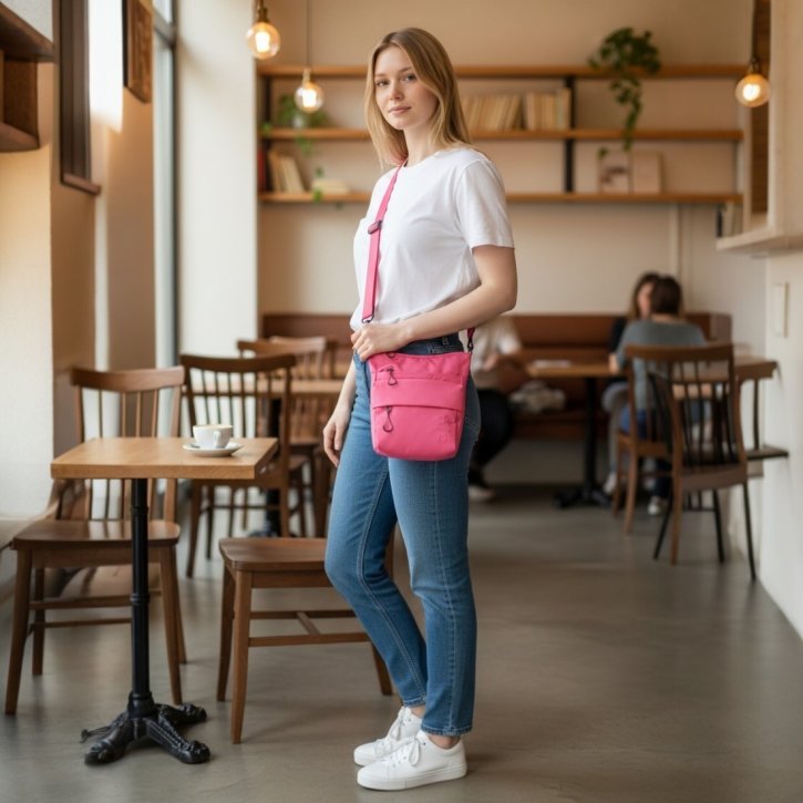 Aunts & Uncles YURA RE lite Umhängetasche berry